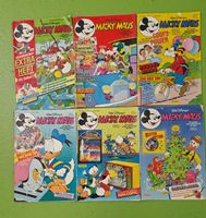 Walt Disney Micky Maus Hefte Konvolut 6 Hefte 1987 - 1989