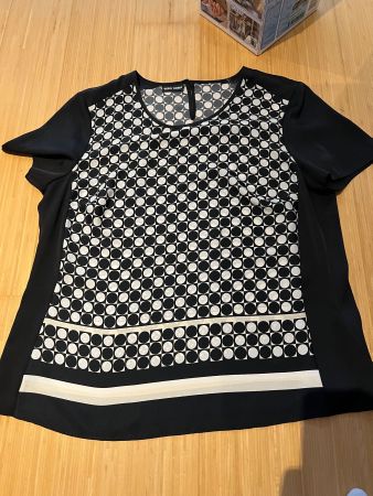 Gerry Weber Shirt, Gr. 42, schwarz/weiss, Top Zustand!