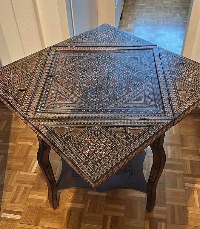 Tische: Table de jeu marqueterie orientale – Gebraucht aus Bulle von pmcavalheiro 4
