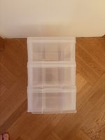 Aufbewahrungsbox transparent 3 Schubladen