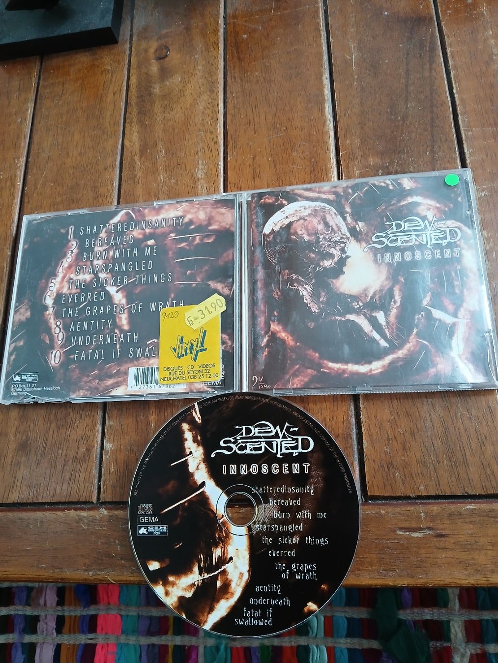 CD: dew-scented- innoscent  – Usato da St-Cergue venduto da VeganWarrior