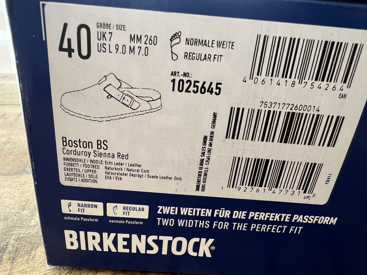 Birkenstock Scarpe da uomo: Birkenstock Boston – Nuovo e nell'imballaggio originale da Gland venduto da Sde_6587 3