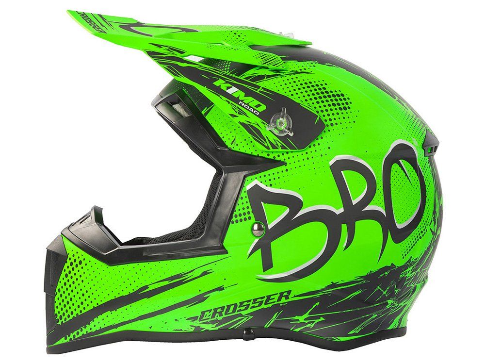 Kids Crosshelm KIMO BRO (V2) – Grün/S (Neu und originalverpackt) in ...