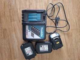 Chargeur Makita DC18RC avec 3batteries BL1815N