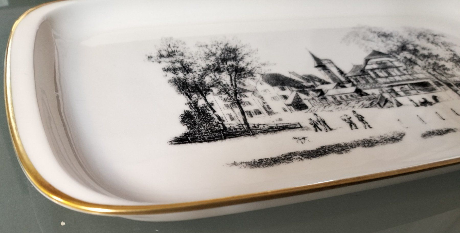Servierplatten: Teller / Platte, Spalentor Basel, Stachelschützenhaus – Gebraucht aus Muri AG von Thuja99 4
