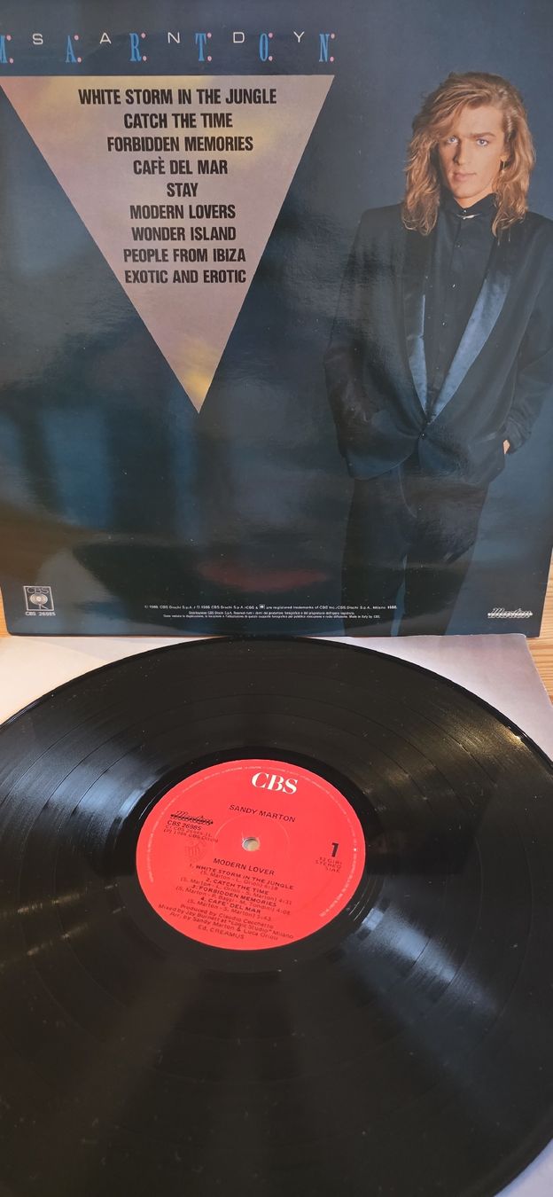 Dischi in vinile: Sandy Marton - Modern Lover  1986 Mint – Usato da Yvonand venduto da RF-VINYL 3
