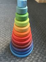 Grimms Stacking Toy Rainbow Colors Used
