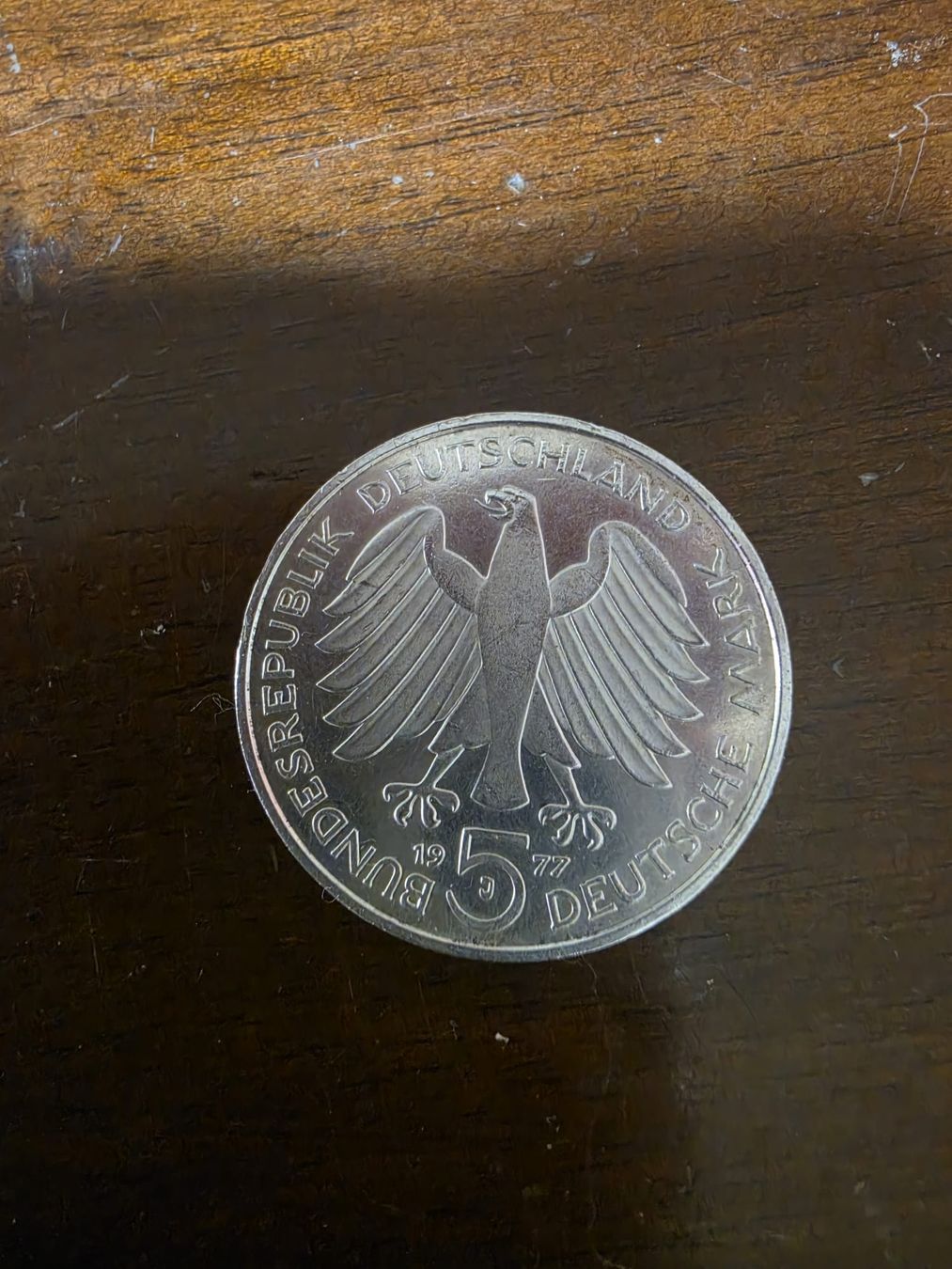 Tutti le monete: 5 Deutsche Mark Silber – Usato da Zürich venduto da NYG041115 1