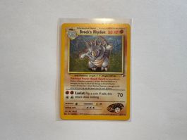 Brock's Rhydon holo Gym Heroes EN