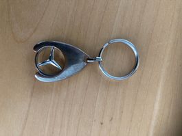 Mercedes Benz Schlüsselanhänger, Metall, Gebraucht