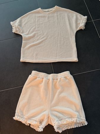 SÜSSES SET IM WAFFELMUSTER NEU GR. S