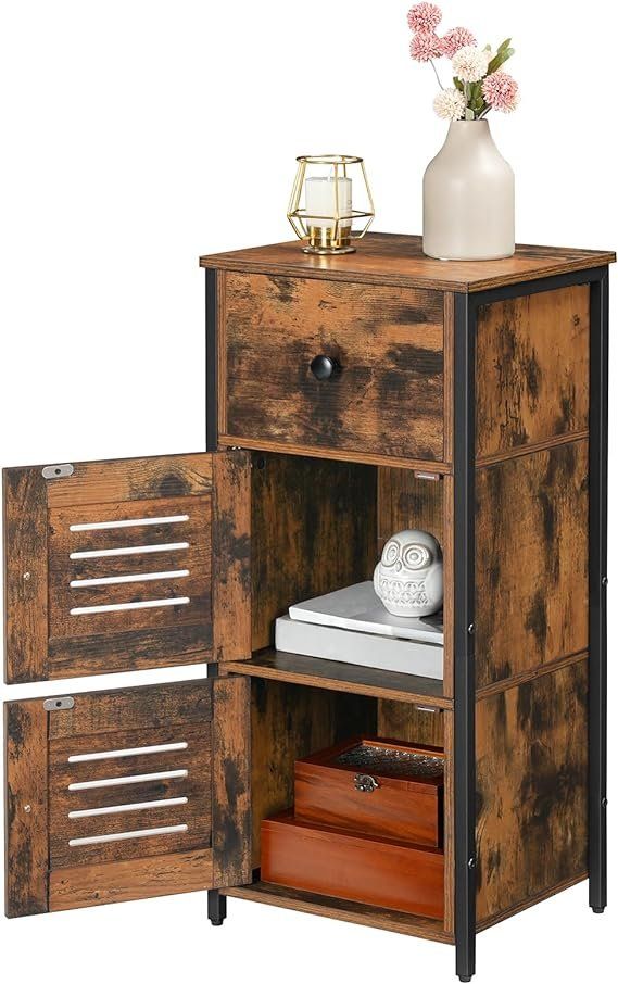 Nachttische: Kommode Schmaler Schrank Beistellschrank mit Schublade – Neu und originalverpackt aus Zürich von Novamart 4