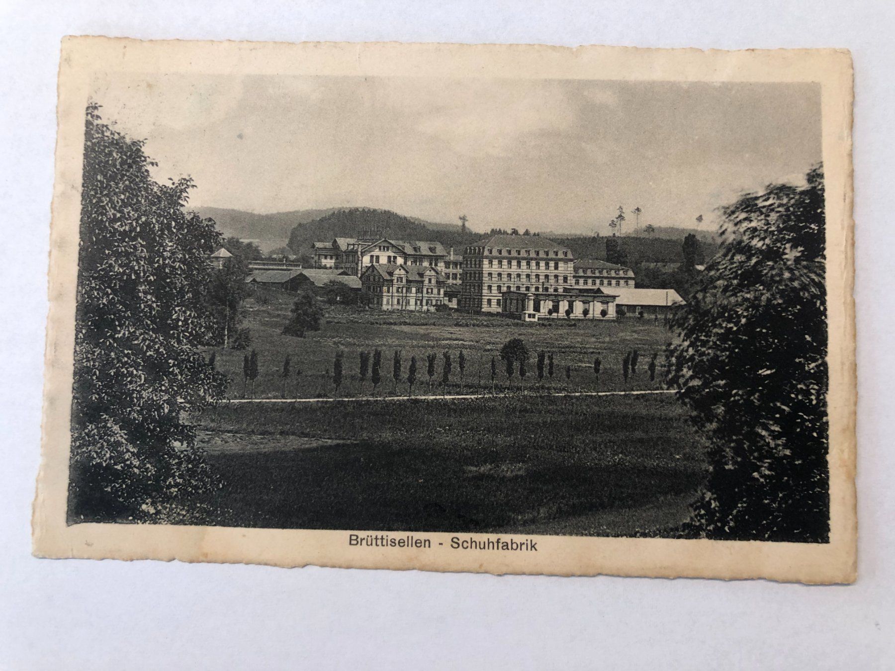 Ansichtskarten: Brüttisellen - Schuhfabrik 1928 – Gebraucht aus Pfäffikon ZH von Waltoversand