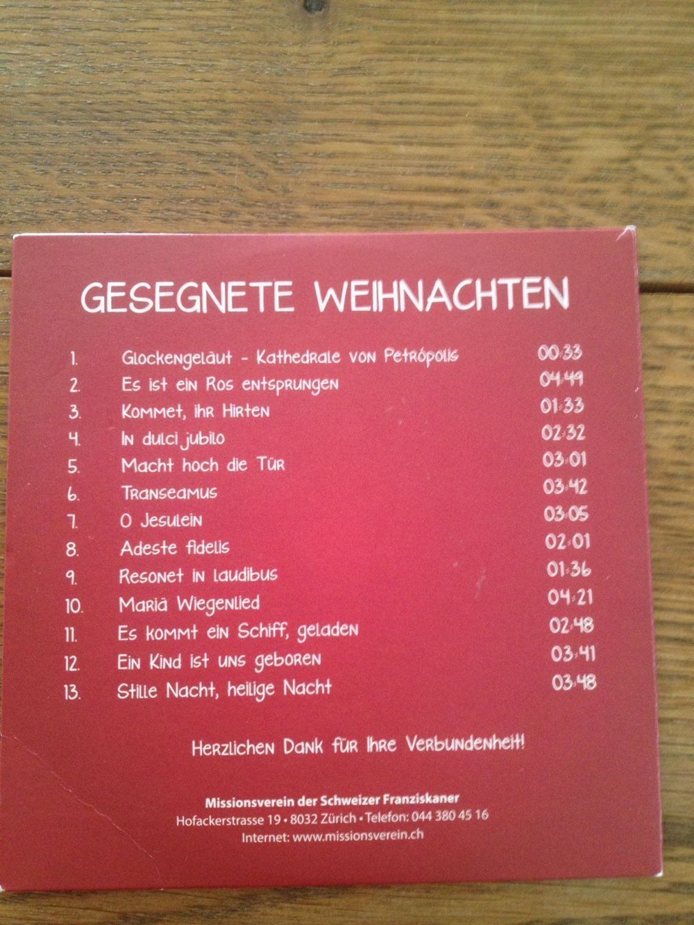 CDs: CD "Festliche Weihnachtslieder" ab CHF 0.50 – Neuf (Voir description) à Siegershausen par Bubsi83 3