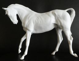 Goebel Pferd "The Hanoverian" Biskuitporzellan 1984 Rarität!