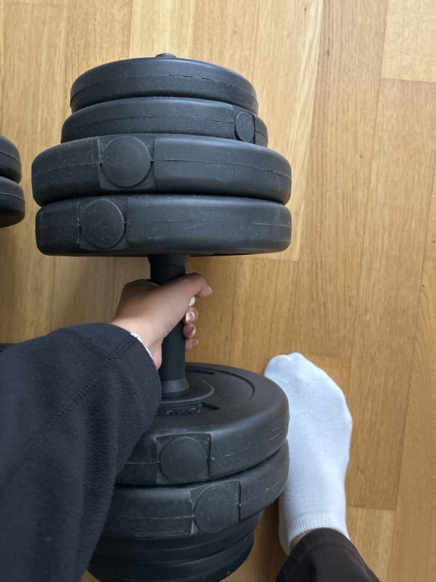 Manubri & Pesi: Dumbbell set black adjustable (2x15kg) – Usato da Zürich venduto da janaomci 2