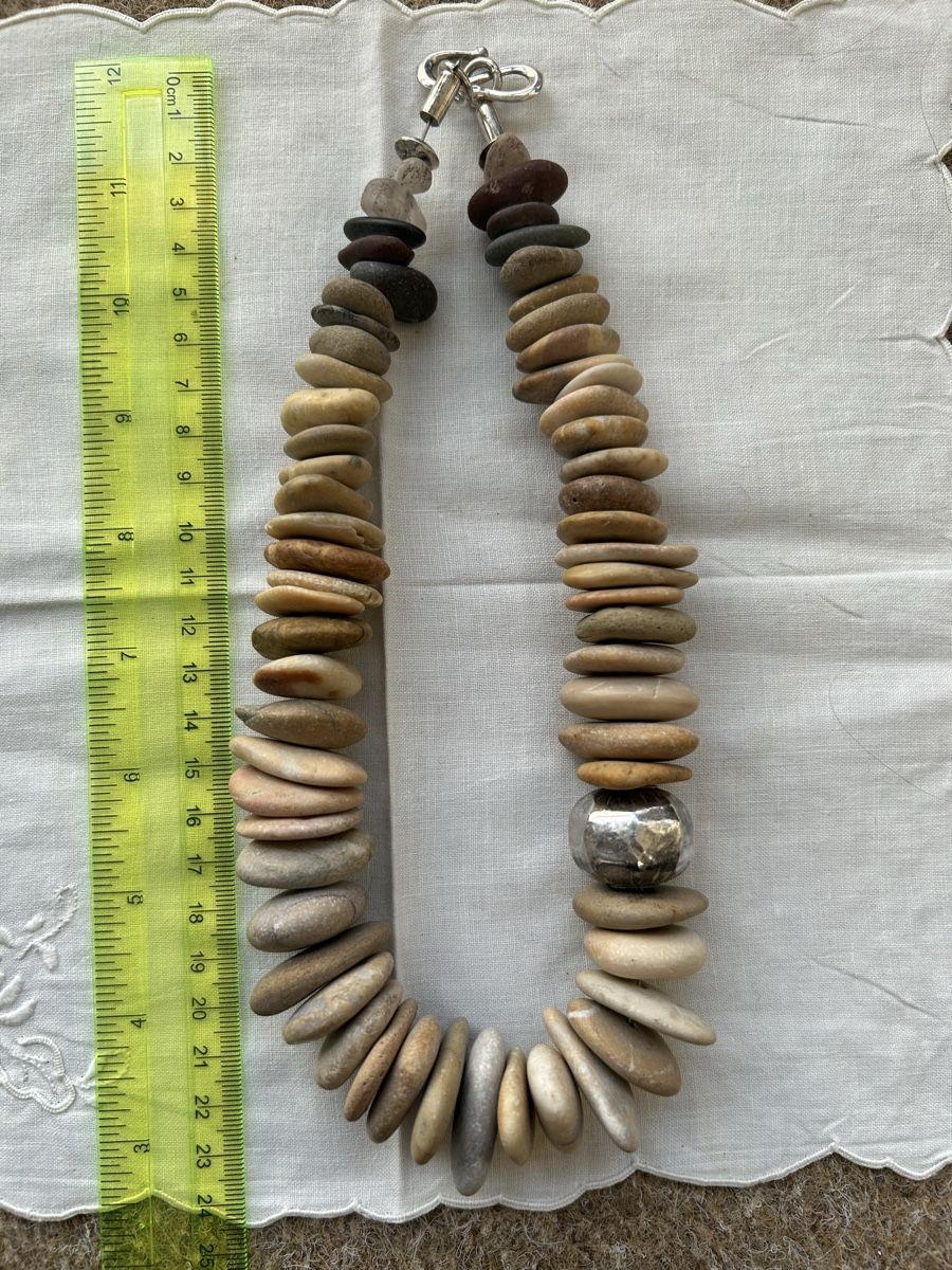 Catenine: Massive Kette mit Natursteinen – Usato da Birsfelden venduto da Exclusivity 2