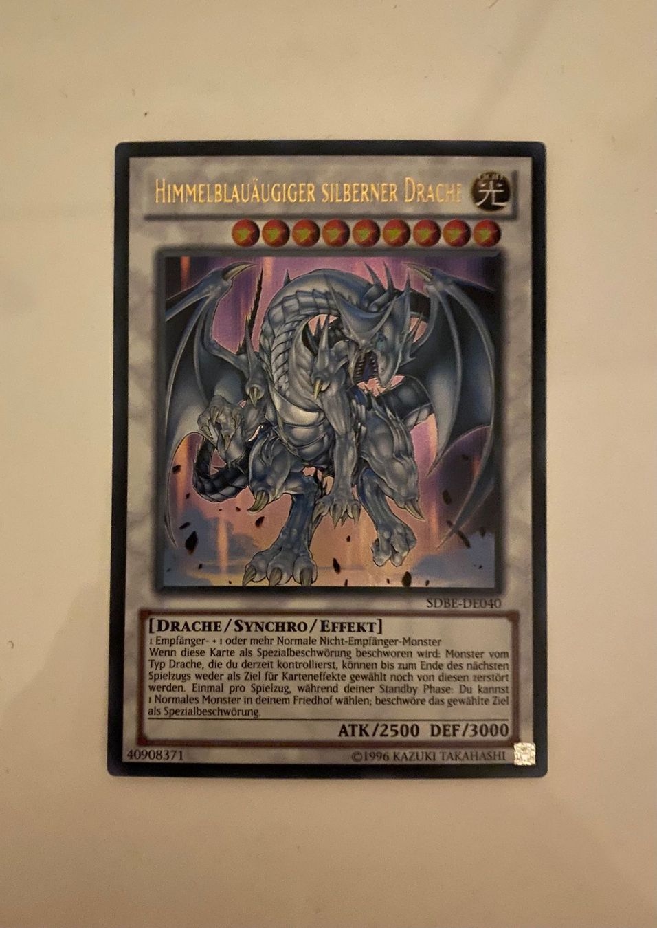 Cartoline: Himmelblauäugiger silberner Drache – Usato da Amriswil venduto da schweiz222