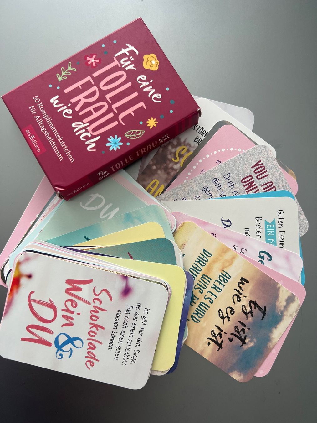 Cartes: Für eine tolle Frau wie dich - 50 Komplimentekärtchen – D'occasion à Brunnen par Dirza78