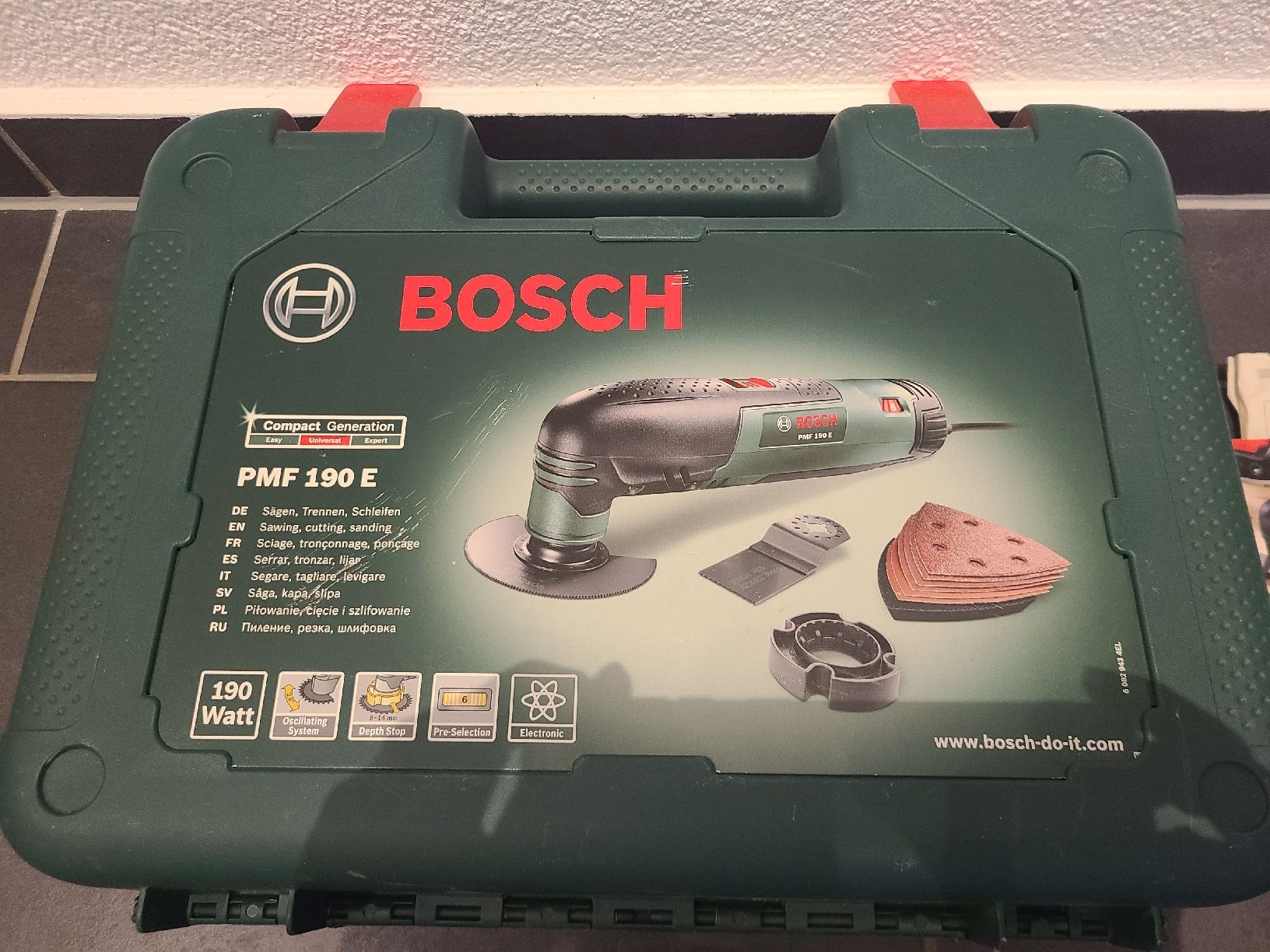 Bosch Smerigliatrici & Lucidatrici: Multifunktionswerkzeug Bosch PMF 190 E mit Koffer – Usato da Flüh venduto da pauletta1985 2