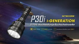 NiteCore Hochleistungsleuchte P30i
