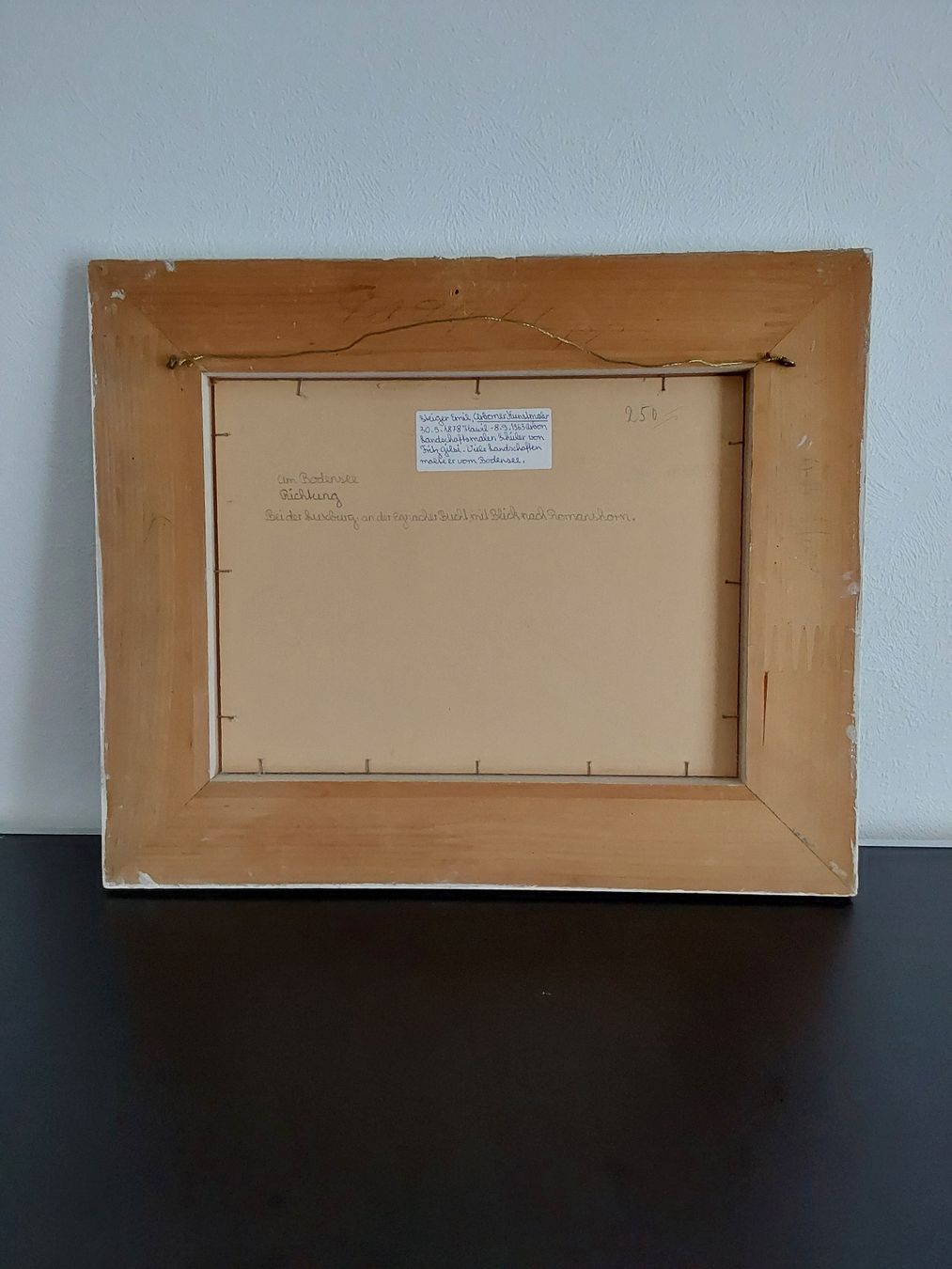 Dipinti: Emil Steiger. Original Oelbild. Blick nach Romanshorn. – Usato da Steinach venduto da Chilli1957 4