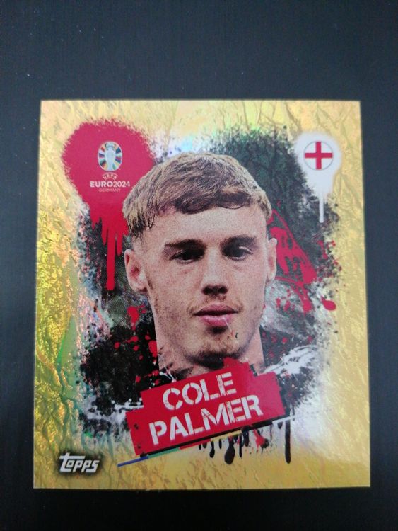 Carte Auto Cole Palmer /4 - Futera Unique 2024 - Autographe Authentifié Topps