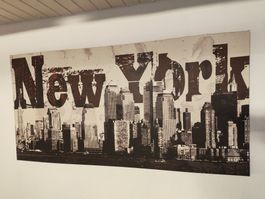 Modernes New York Wandbild auf Leinwand (151.5 x 76 cm)