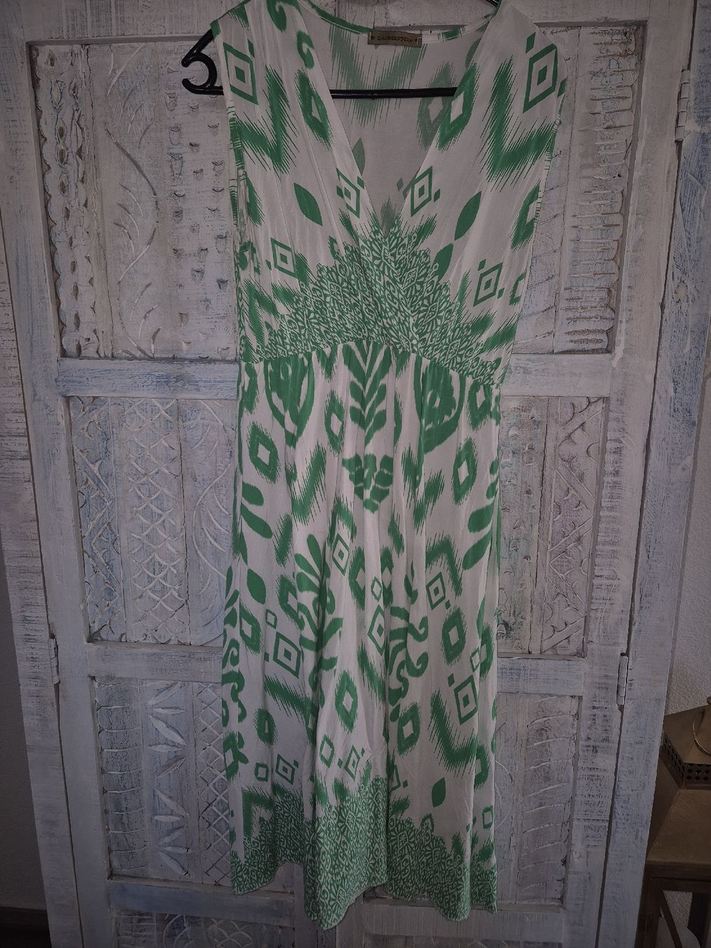 Kleider: Kleid weiss-grün Gr. 38 – Gebraucht aus Reinach BL von NeuEntdeckt