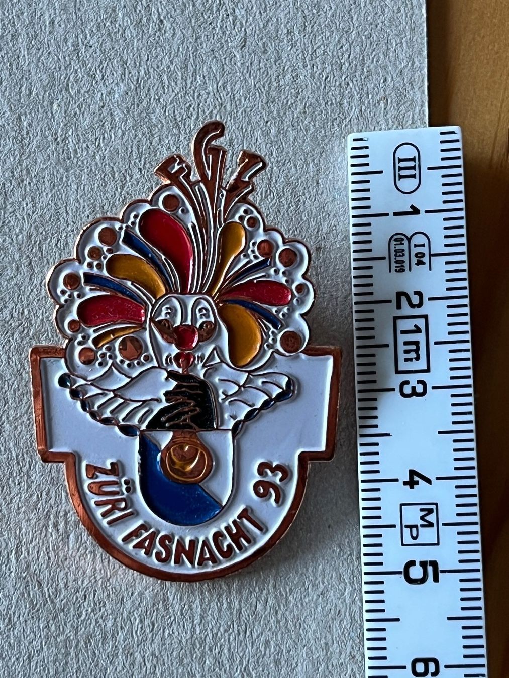 Plaketten & Abzeichen: Züri Fasnacht Pin 1993 – Gebraucht aus Zürich von Gurkis 3