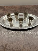 Vintage Versilbertes Schnapsset