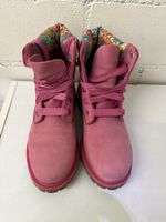 Timberland Damen Boots, Gr. 37.5, Pink, Blumenmuster🌸🥾🪷