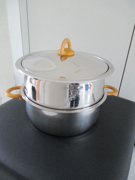 Lot Casseroles Kuhn Rikon Durotherm Inox Fabrication Suisse - Occasion