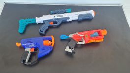 3 * Nerf / Pistolen / Gewehr / X-Shot / Blaster /