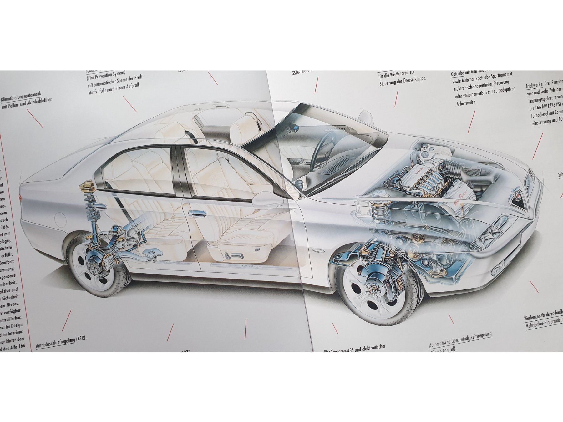 Riviste & Magazine: ALFA ROMEO 166 - Prospekt / Katalog – Usato da Viganello venduto da CARLiteratur 6