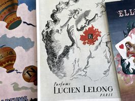 Lucien Lelong Parfum - 3 alte Werbungen / Publicités 1943/46