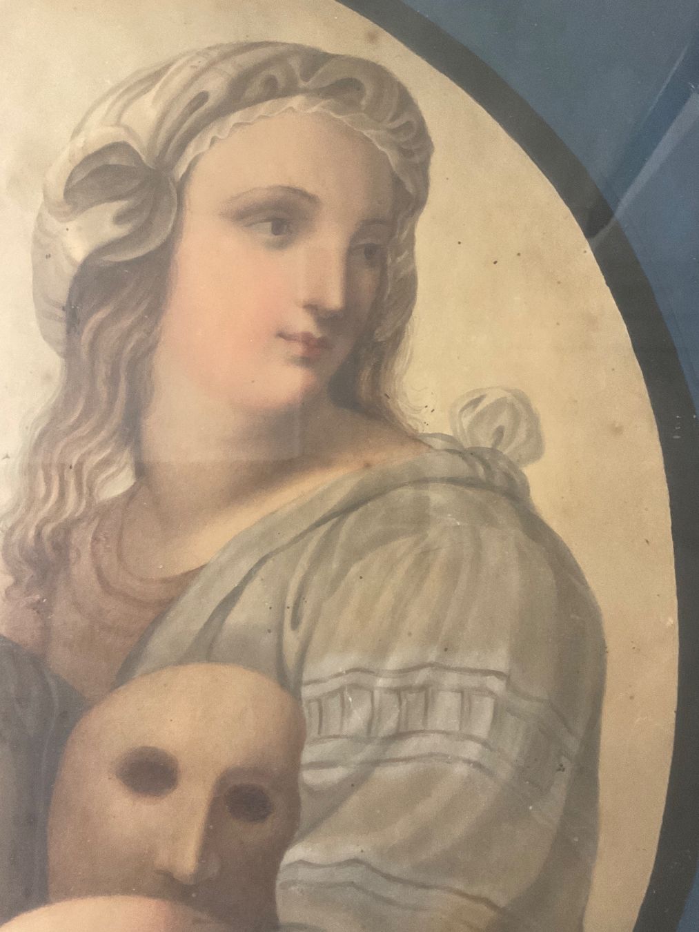 Gemälde: Zwei Musen nach Raphael, Text mit Datierung 1795 der Parnass – Gebraucht aus Bern von vielerart 2