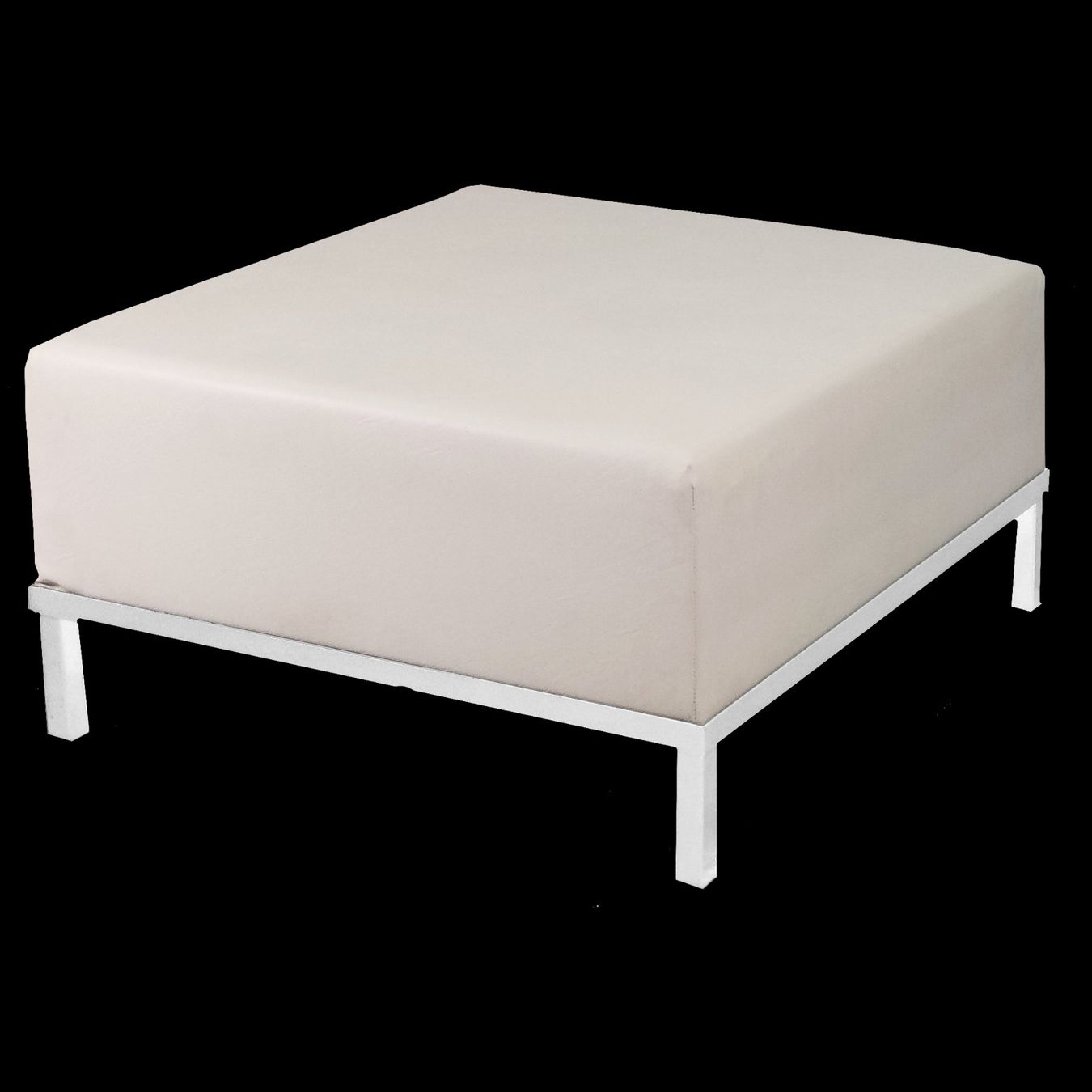Sgabelli: Hocker XL_Weiss_80x45cm – Usato da Bremgarten AG venduto da outdoorlounge