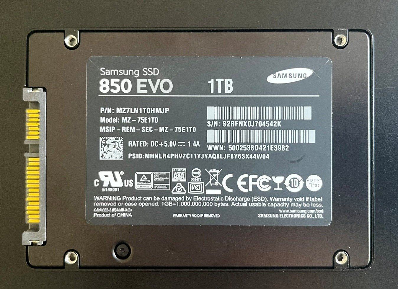 Samsung Dischi rigidi: SSD Samsung 1TB – Usato da Willisau venduto da aronet