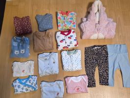 15x Baby langarm Strampler - Schlafanzug Pyjama 62/68