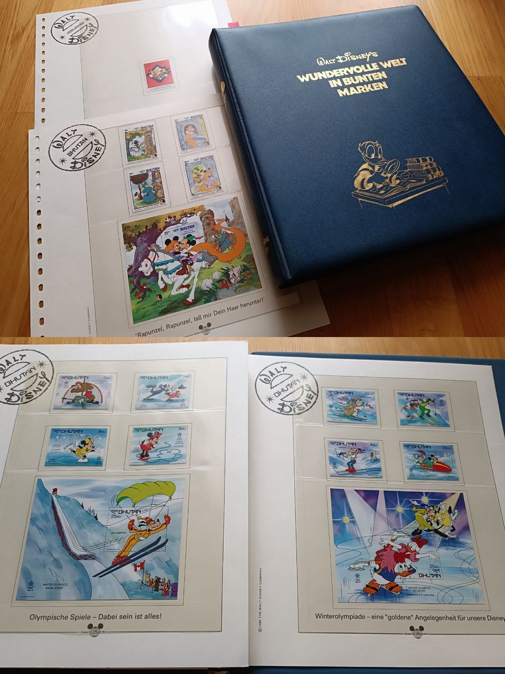 Lindner Album: Disney Briefmarken Album Anguilla – Usato da Otelfingen venduto da patida