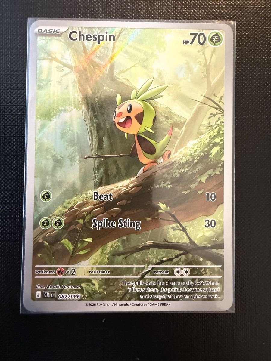 Pokémon Carte collezionabili: Chespin #087 CRI EN – Nuovo (secondo la descrizione) da Savigny venduto da Matgab94