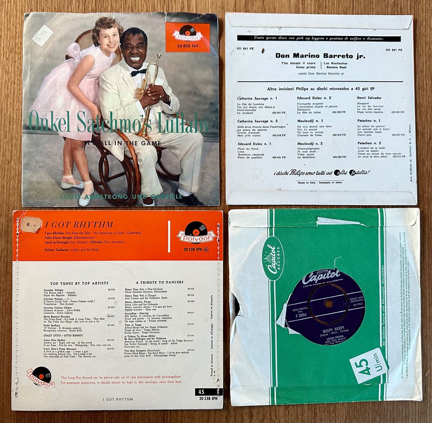 Schallplatten: Schallplatten, Singles, Louis Armstrong und andere – Gebraucht aus Wallbach von paxnic 1