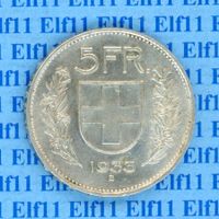 CHF___5.00 1933 vz+ 5 Franken