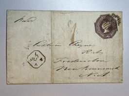 Grossbritannien 1856, 6d, Brief/ Umschlag , top Sammlerstück