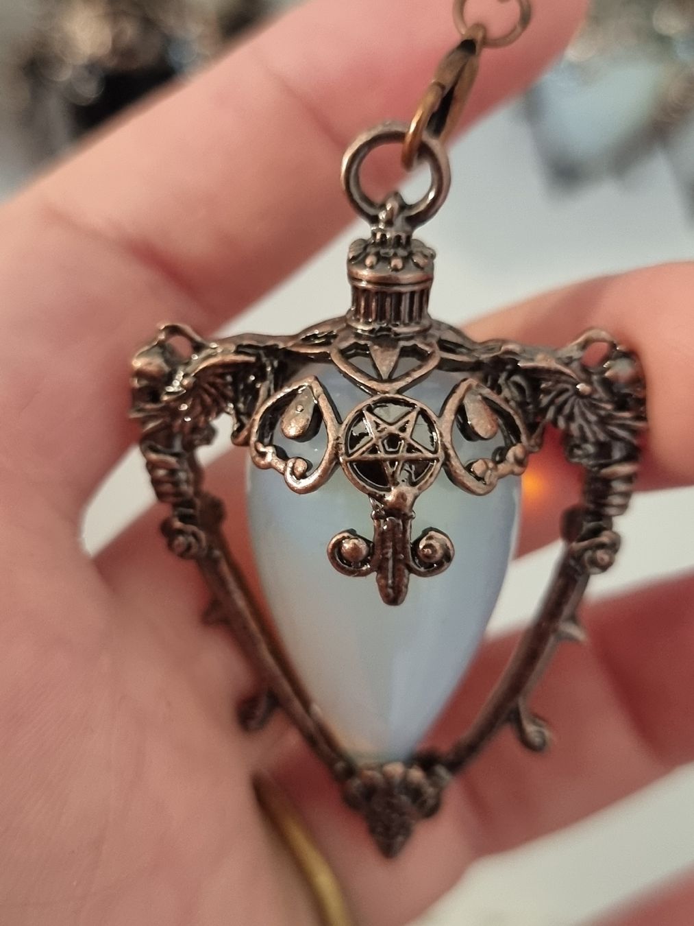 Anhänger: Pendel mit Pentagrammdeko Bronze Anhänger – Neu (gemäss Beschreibung) aus Gundetswil von Sabrinaverkauft