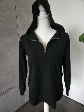 H&M  Pullover mit Kapuze schwarz Grösse XS