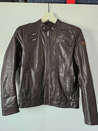 Veste Diesel marron taille M cuir