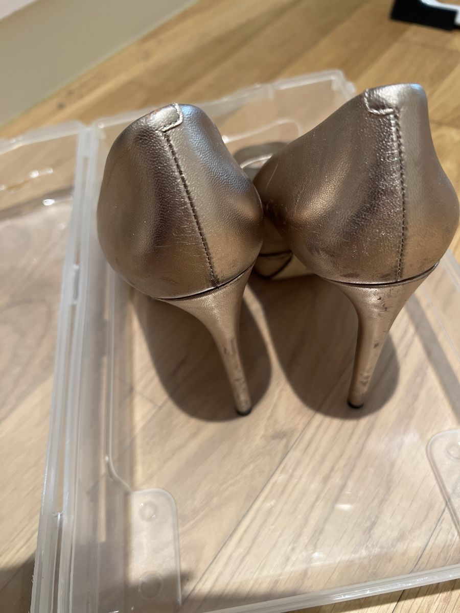 Damenschuhe: High Heels Nine West gold – Gebraucht aus Winterthur von yar_dpp8 2