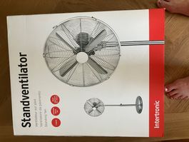 Intertronic Standventilator Chrome (70dB) SilberA